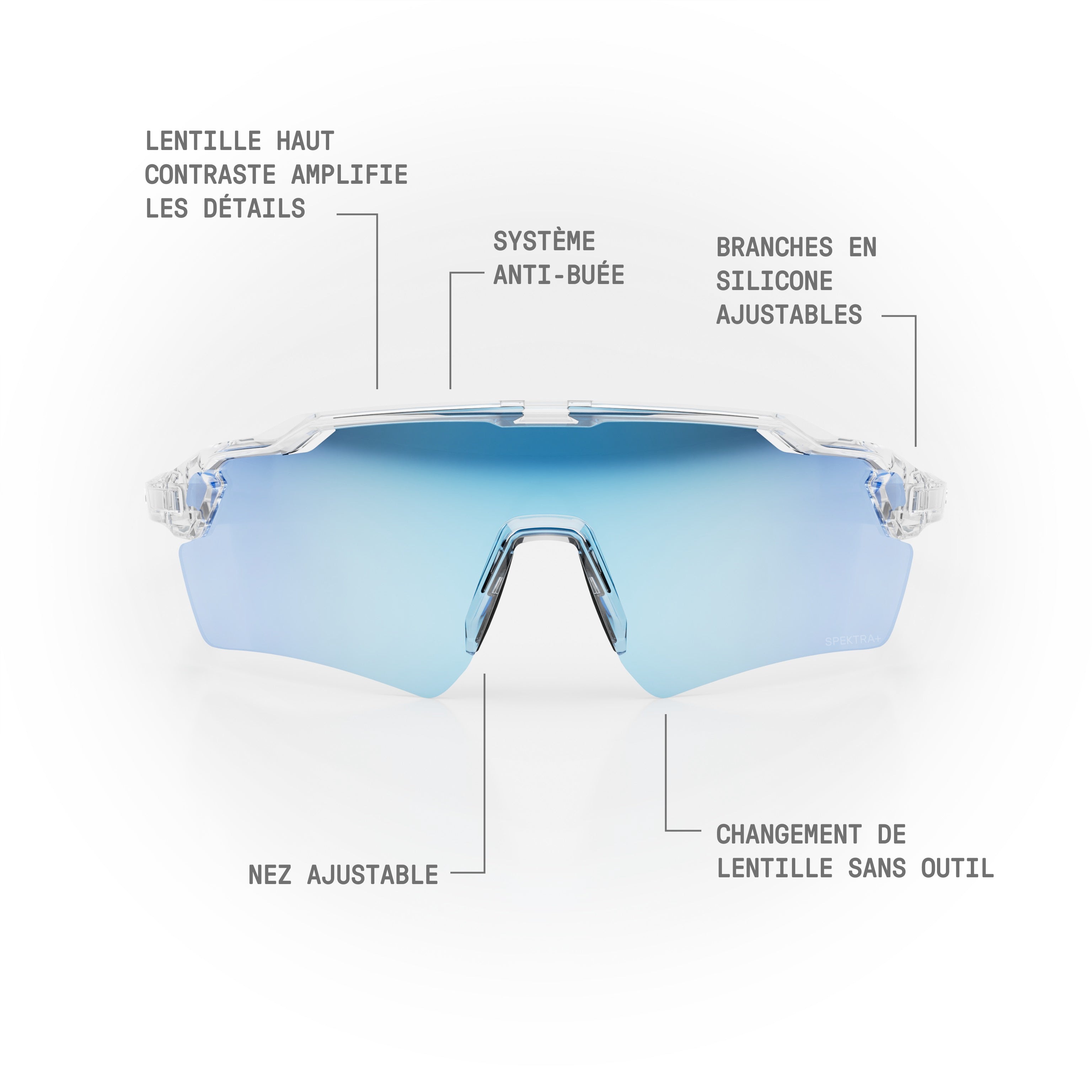 Lunettes de soleil STRYVE II — Cristal