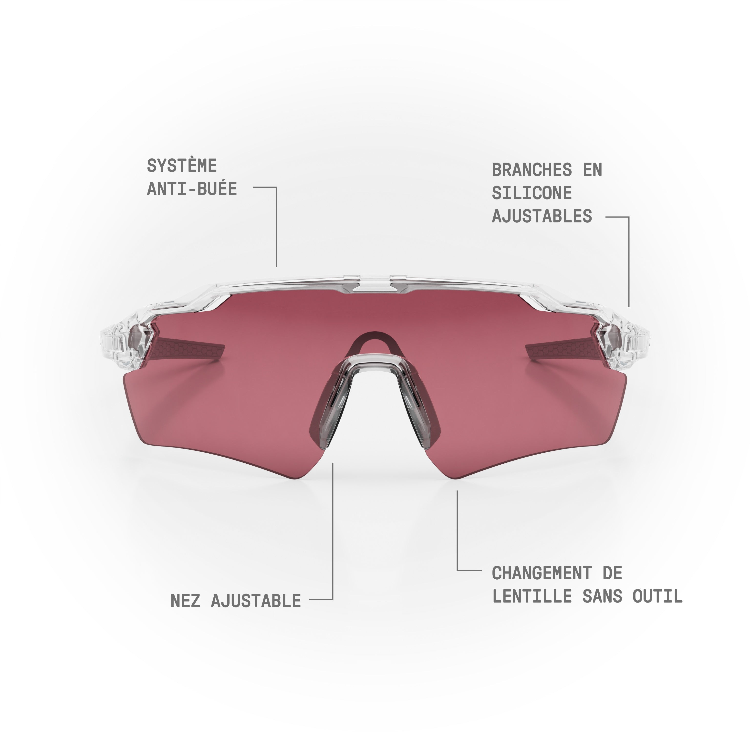 Lunettes de soleil STRYVE II — Cristal