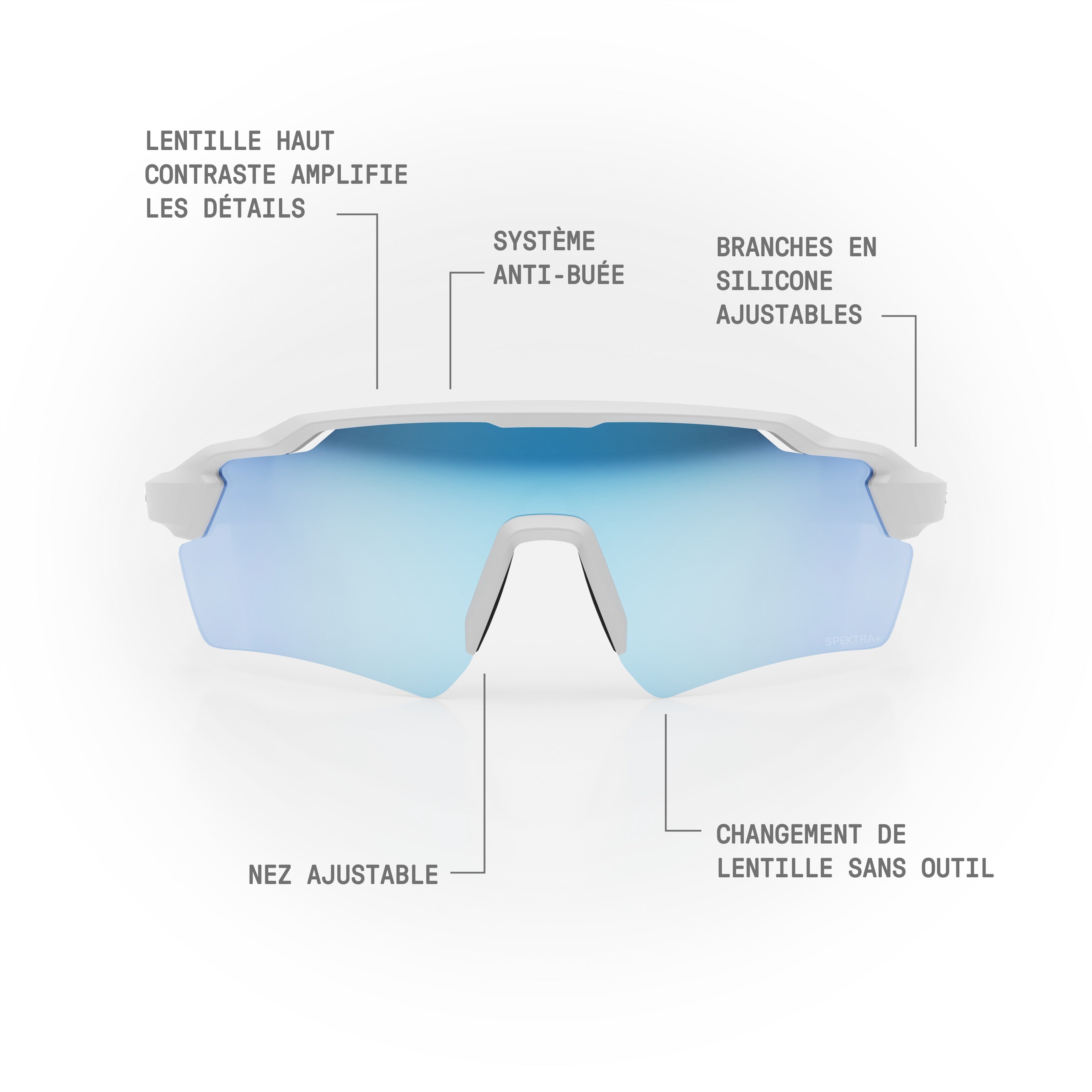 STRYVE II Sunglasses — Matte White