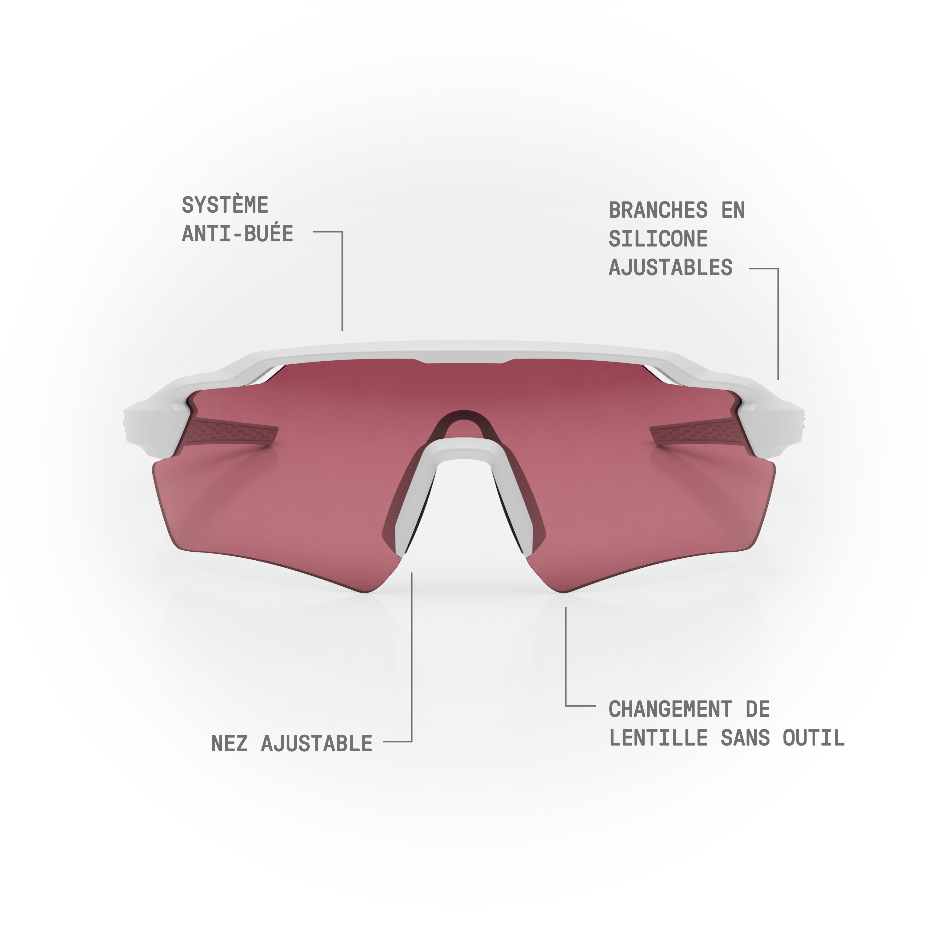 STRYVE II Sunglasses — Matte White