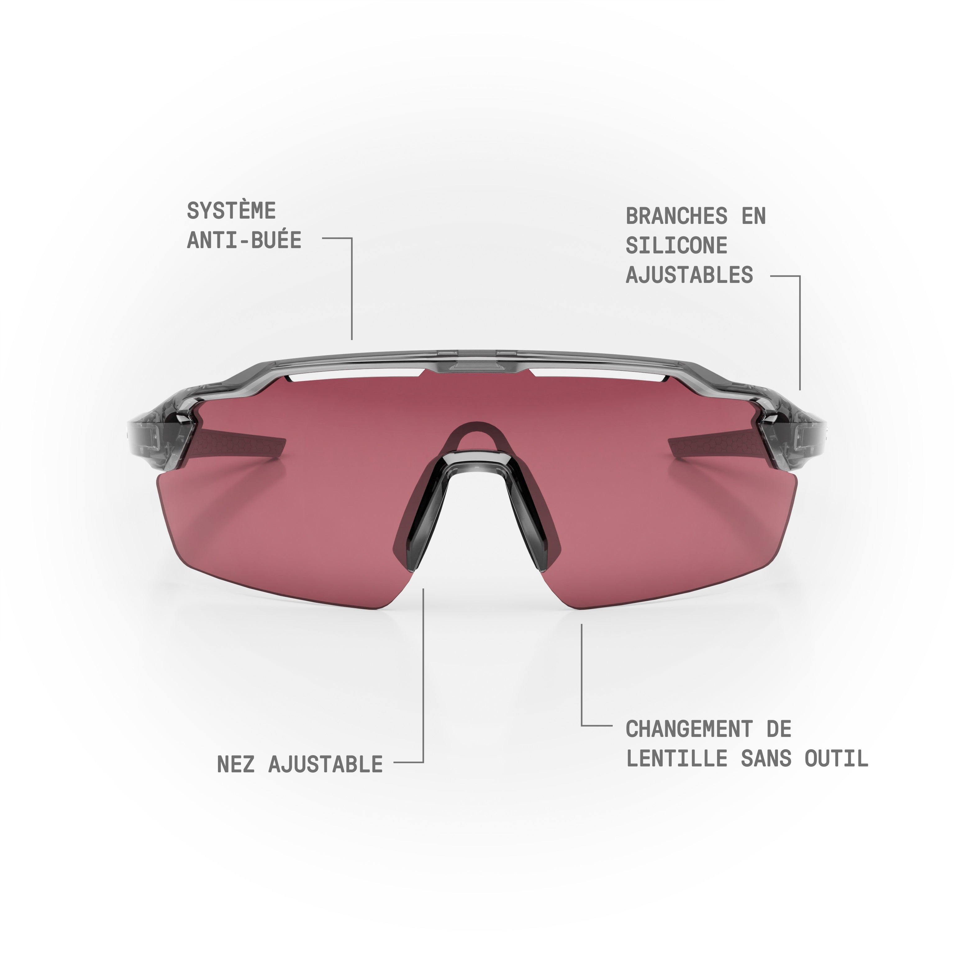 Lunettes de soleil STRYVE II — Métallique