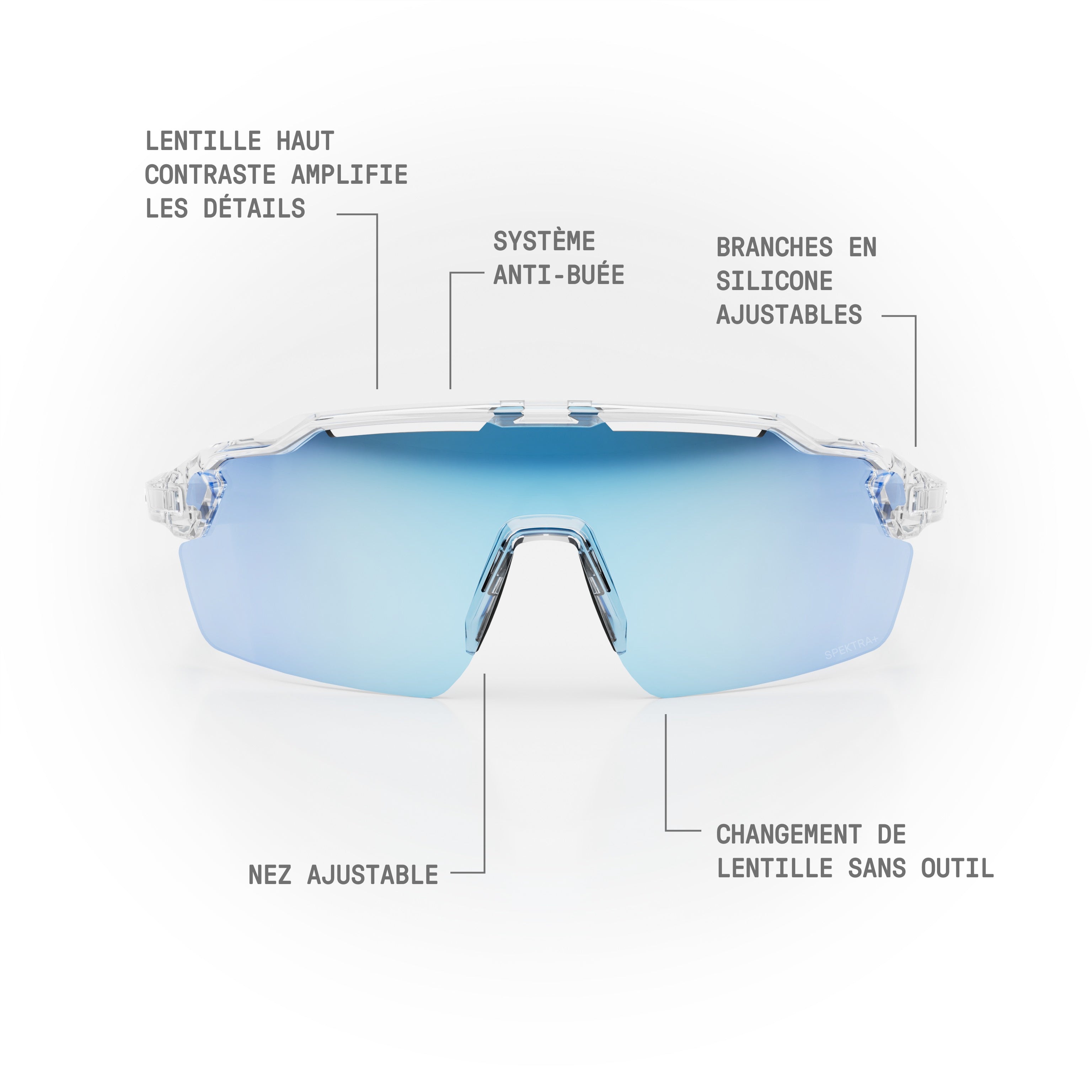 Lunettes de soleil STRYVE II — Cristal