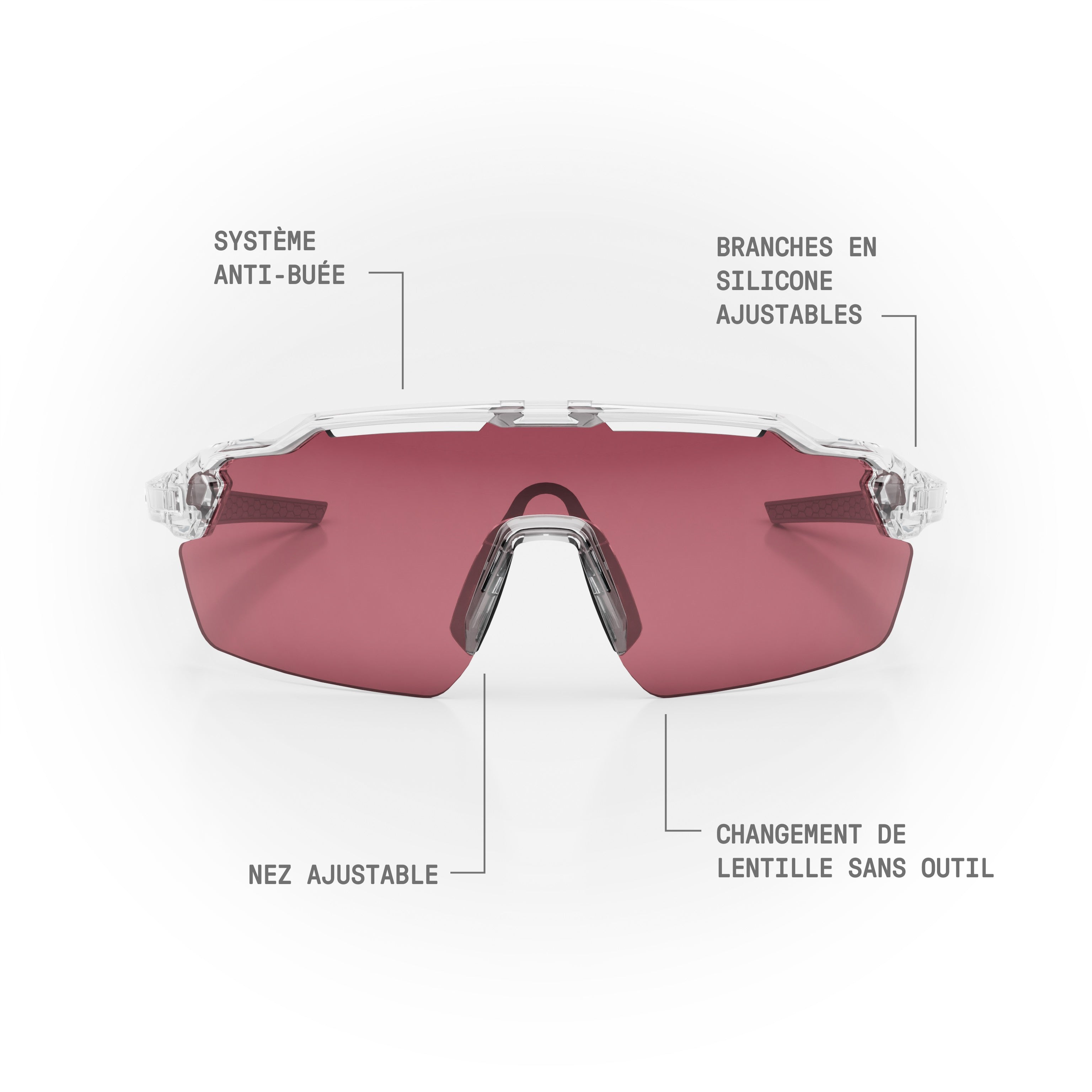 Lunettes de soleil STRYVE II — Cristal
