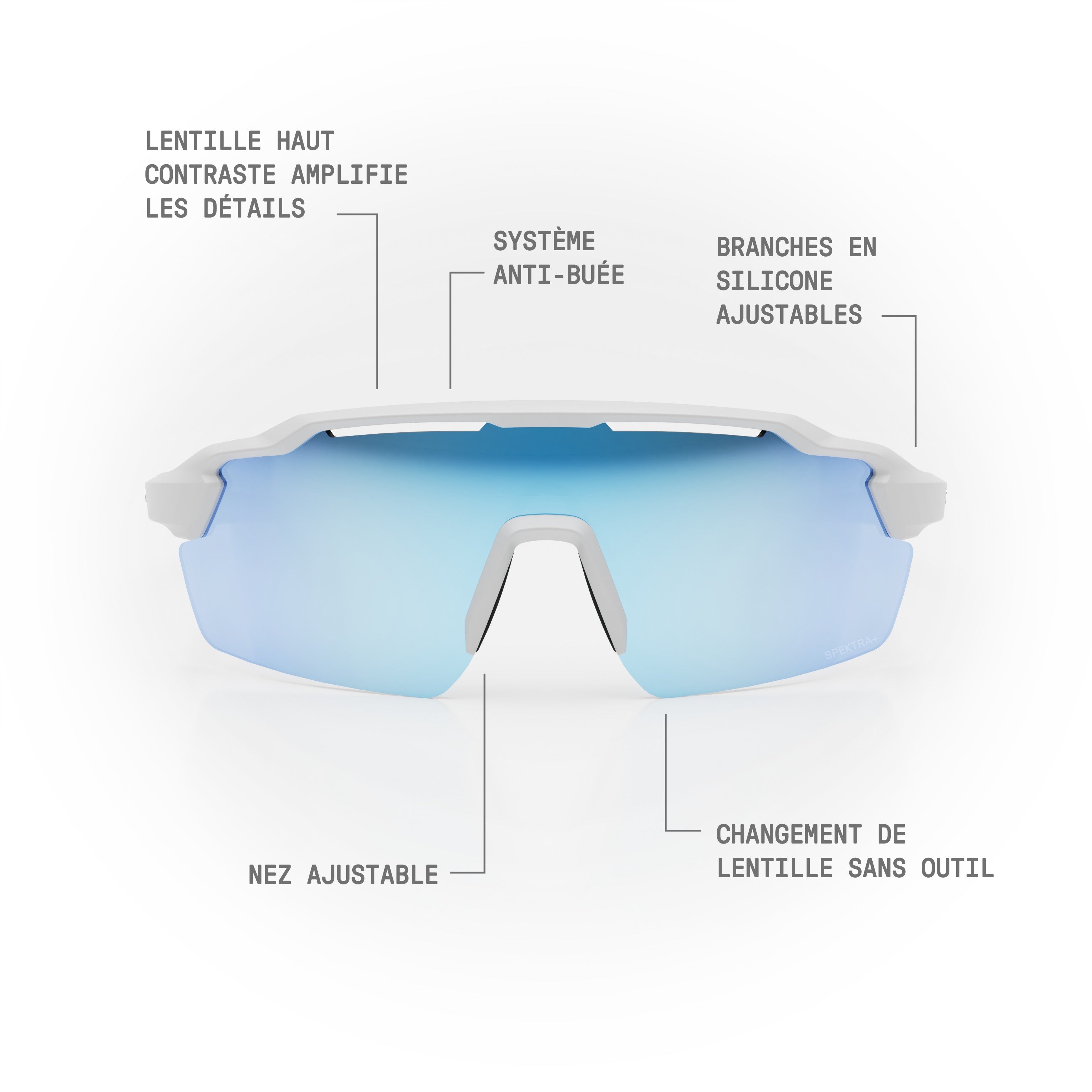 STRYVE II Sunglasses — Matte White