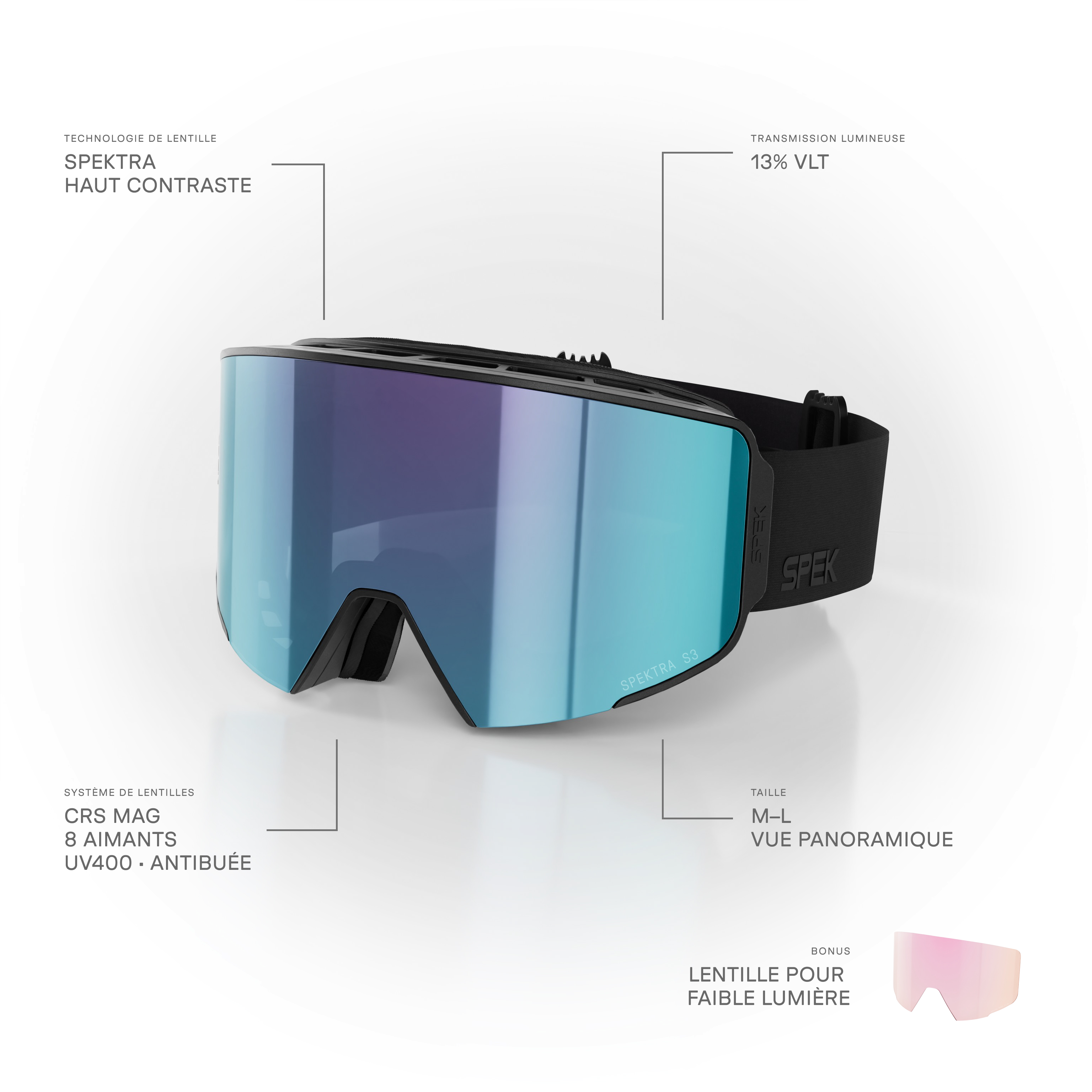 lunettes de ski SCOPE lunette de ski