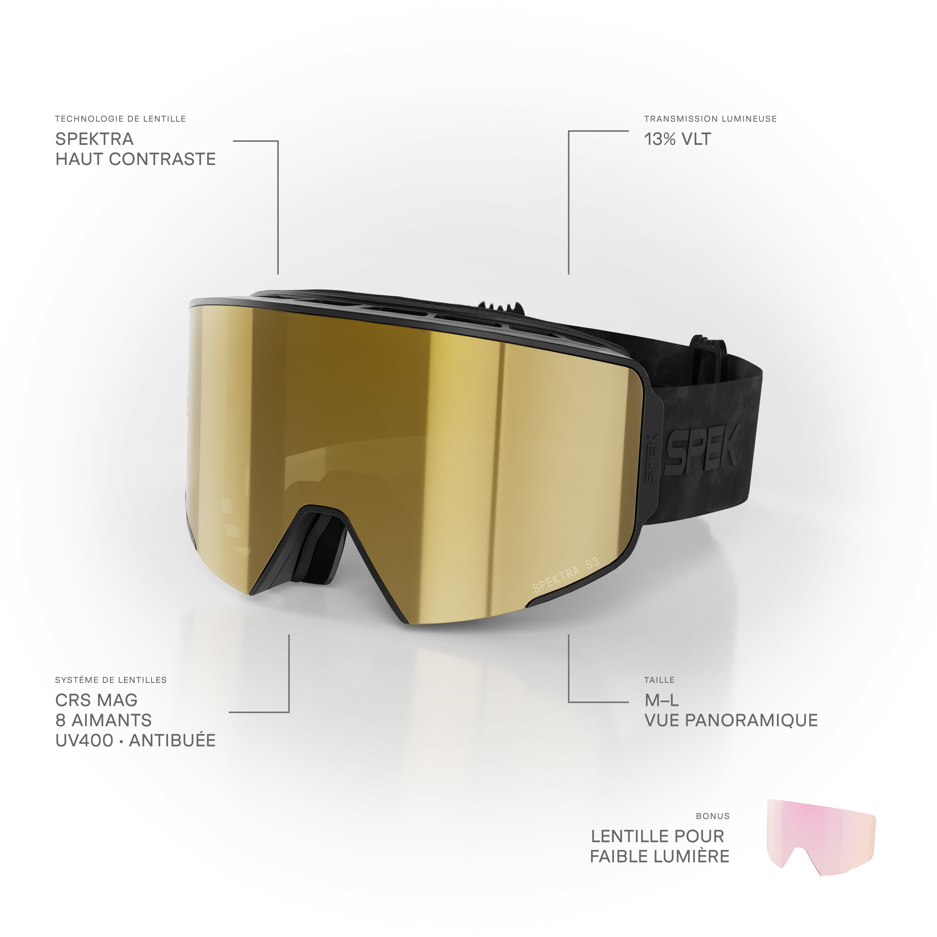 lunettes de ski SCOPE lunette de ski